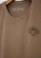 Camiseta Baby-look estonada - Observação de Aves
