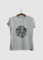 Camiseta Baby-look estonada - Biofaces