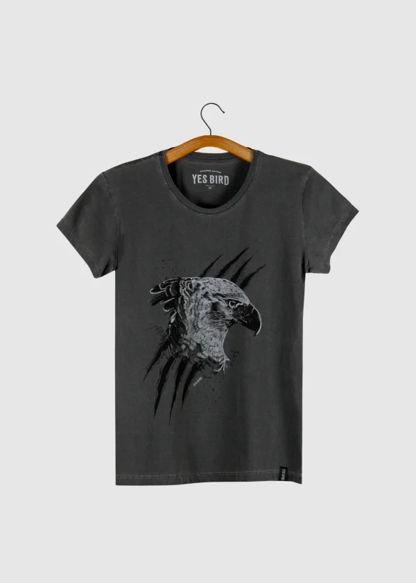 Camiseta Baby-look estonada - Harpia (Harpia harpyja)