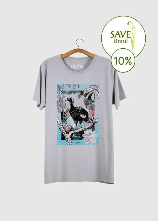 Camiseta estonada - Jacutinga (Aburria jacutinga)