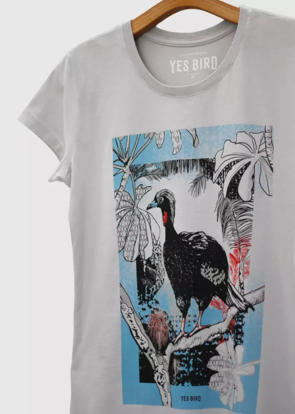 Camiseta Baby-look - Jacutinga (Aburria jacutinga)