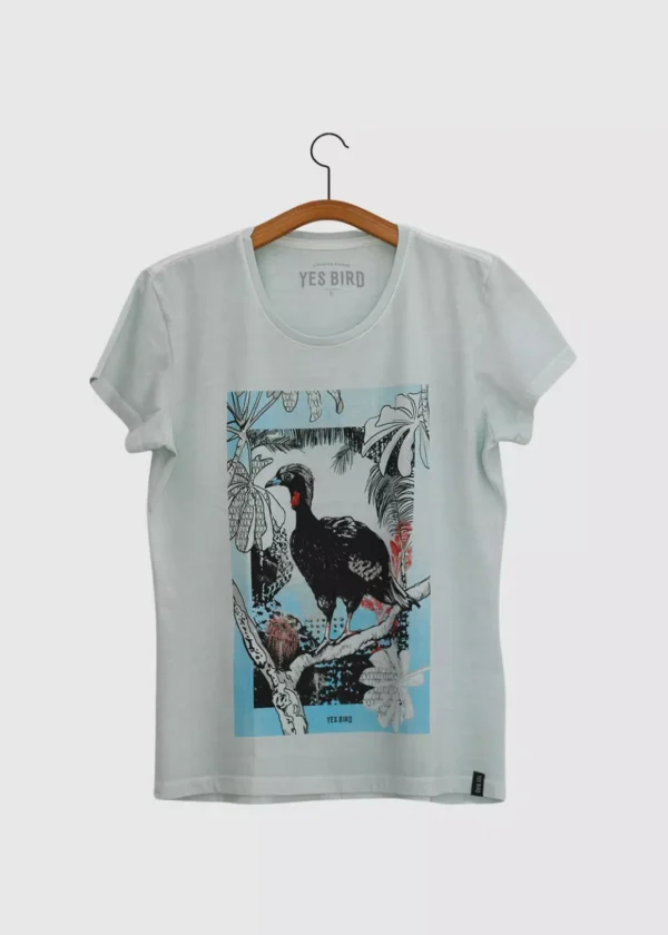 Camiseta Baby-look - Jacutinga (Aburria jacutinga)
