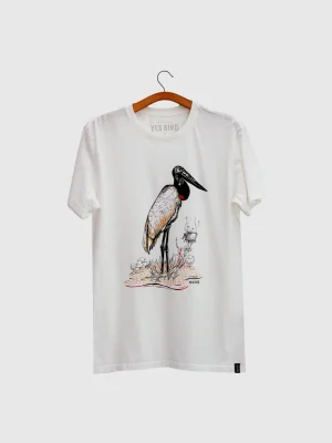 Camiseta estonada - Tuiuiú (Jabiru mycteria)