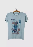 Camiseta Baby-look estonada - Anacã (Deroptyus Accipitrinus)