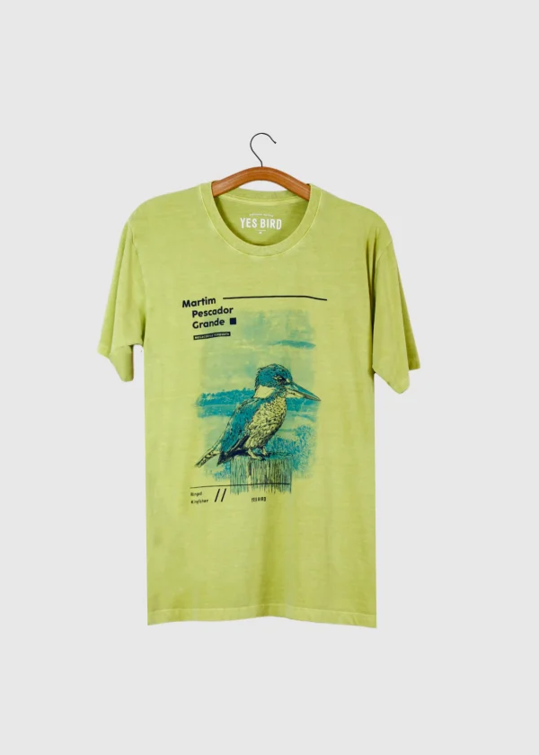 Camiseta estonada - Martim-pescador-grande (Megaceryle torquata)