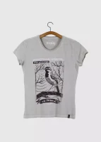 Camiseta Baby-look estonada - Tem-farinha-aí (Myrmorchilus strigilatus)