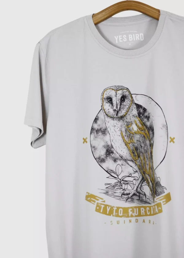 T-shirt masculina - Suindara (Tyto furcata)