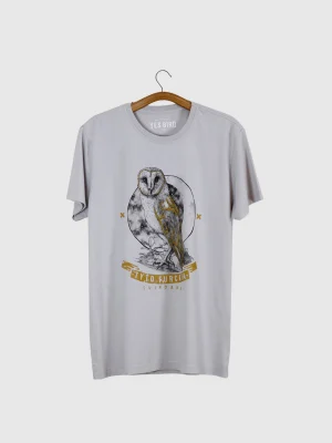 T-shirt masculina - Suindara (Tyto furcata)