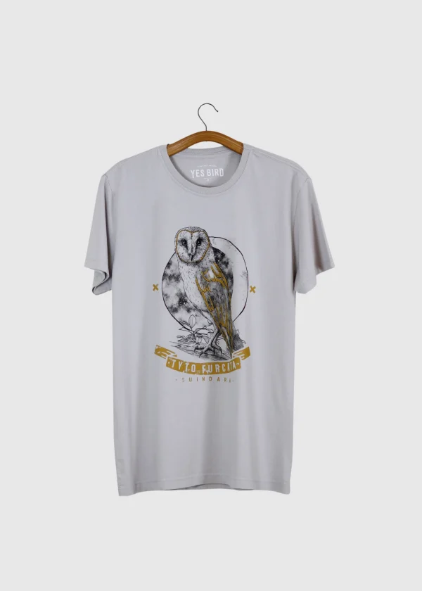 T-shirt masculina - Suindara (Tyto furcata)