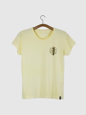 Camiseta Baby-look estonada - Beija-flor-vermelho (Chrysolampis mosquitus)