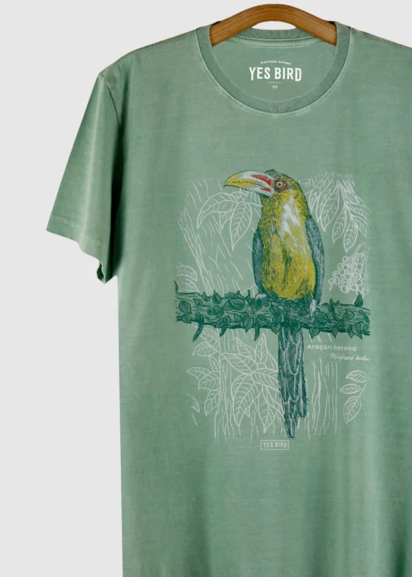 Camiseta estonada - Araçari-banana (Pteroglossus bailloni)