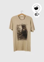 Camiseta estonada - Preguiça-de-coleira-do-nordeste (Bradypus torquatus)