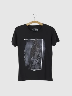 Camiseta feminina estonada - Uiraçu (Morphnus guianensis)