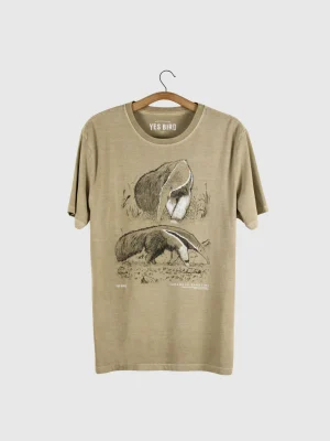 Camiseta estonada - Tamanduá-bandeira (Myrmecophaga tridactyla)
