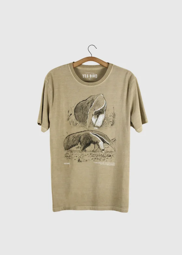 Camiseta estonada - Tamanduá-bandeira (Myrmecophaga tridactyla)