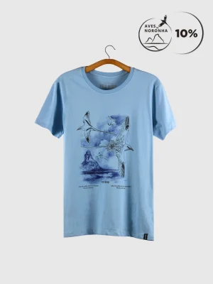 Camiseta em Malha leve - Rabo-de-palha