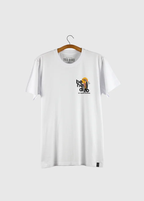 T-shirt masculina - Benedito (Melanerpes flavifrons)