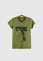 Camiseta Baby-look em Malha leve - Life is birding