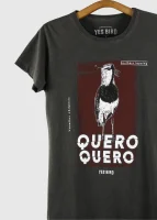 Camiseta Feminina Estonada - Quero-quero (Vanellus chilensis)