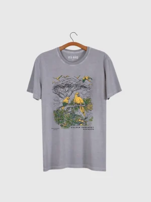 Camiseta estonada - Ararajuba (Guaruba guarouba) - BBE