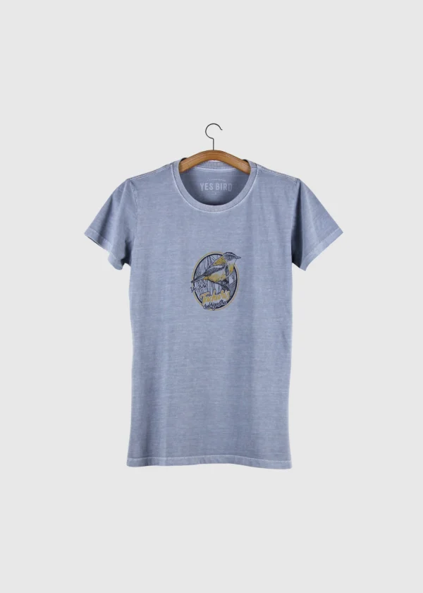 Camiseta Feminina Estonada - Papa-piri (Tachuris rubrigastra)
