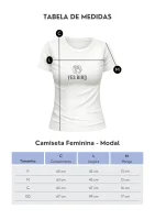 Camiseta Feminina - Modal