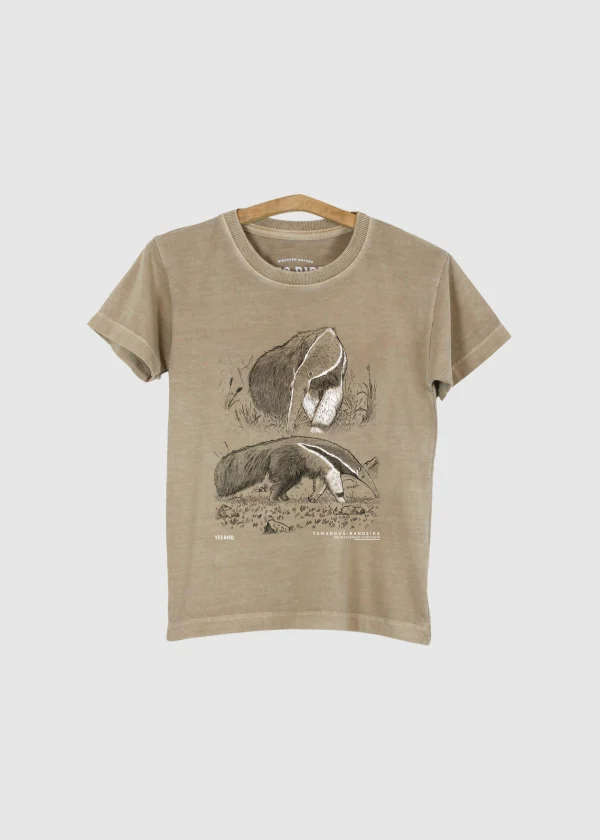 Camiseta Infantil - Tamanduá-bandeira (Myrmecophaga tridactyla)