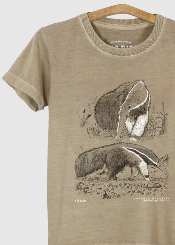 Camiseta Infantil - Tamanduá-bandeira (Myrmecophaga tridactyla)
