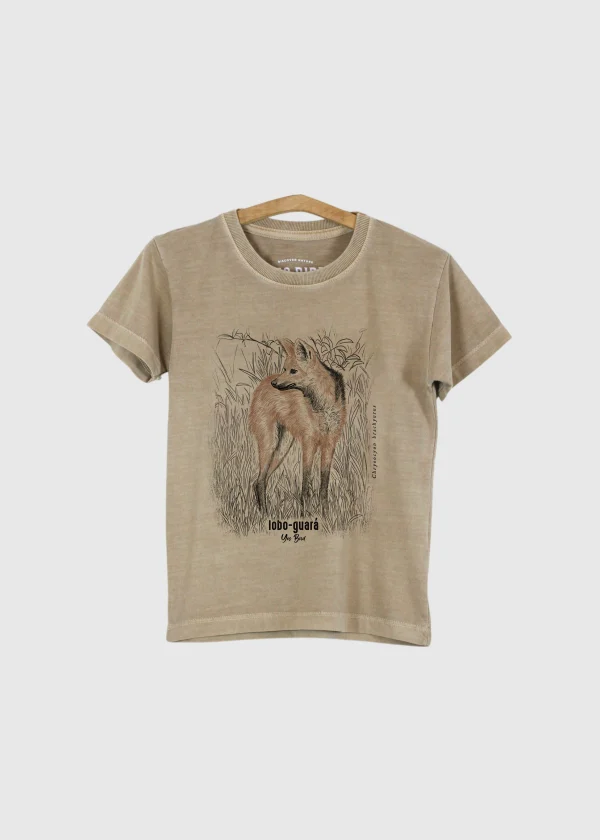 Camiseta Infantil - Lobo-guará (Chrysocyon brachyurus)