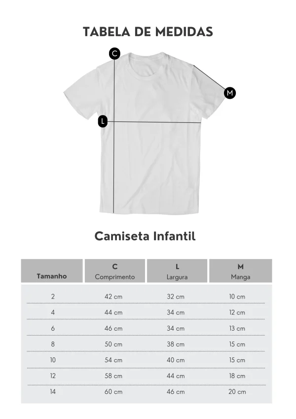 Camiseta Infantil estonada - Onça-pintada