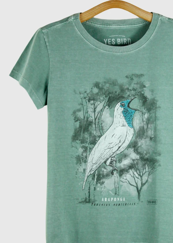 Camiseta Baby-look - Araponga (Procnias nudicollis)