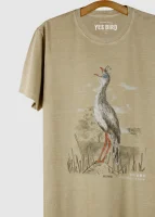 T-shirt masculina - Seriema (Cariama cristata)