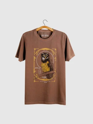 T-shirt masculina - Murucututu (Pulsatrix perspicillata)