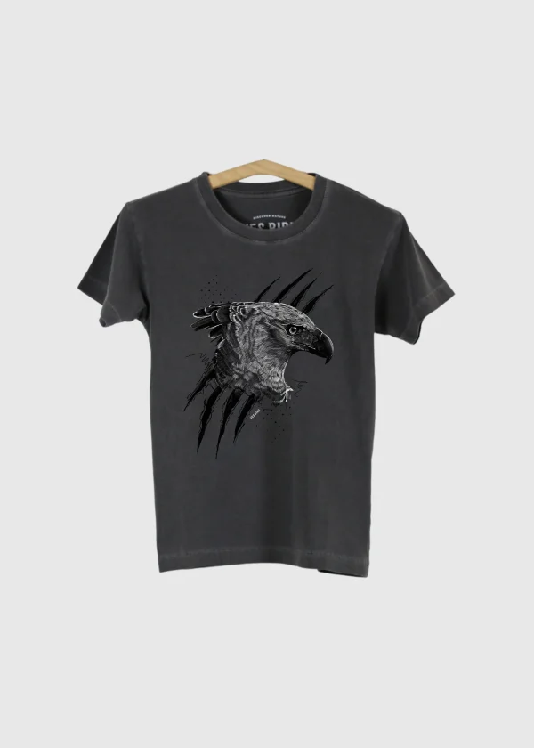 Camiseta Infantil estonada - Harpia (Harpia harpyja)