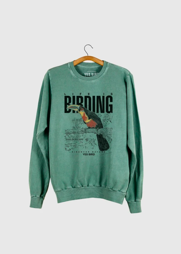 Casaco de moletom Unissex - Life is birding