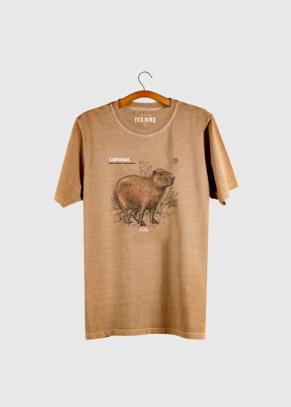 T-shirt masculina - Capivara