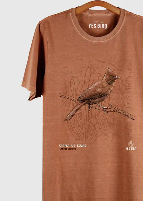Camiseta estonada - Casaca-de-couro (Pseudoseisura cristata)