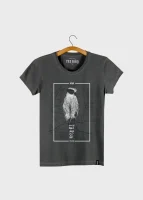 Camiseta Baby-look - Acauã (Herpetotheres cachinnans)