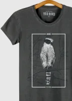 Camiseta Baby-look - Acauã (Herpetotheres cachinnans)