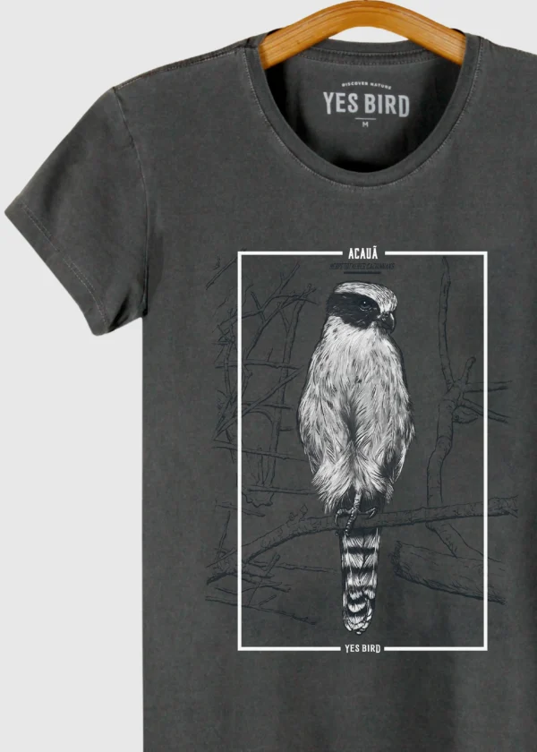 Camiseta Baby-look - Acauã (Herpetotheres cachinnans)