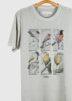 Camiseta masculina - Aves da Caatinga