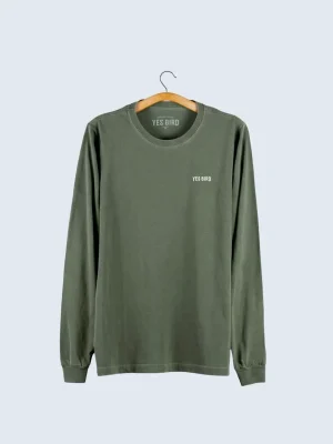 Camiseta Masculina estonada - Yes Bird - Manga longa
