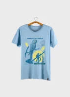 Camiseta em Malha leve - Arara-azul-da-caatinga (Anodorhynchus leari)